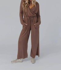 Three Bird Nest - As It Was Cross Front Jumpsuit