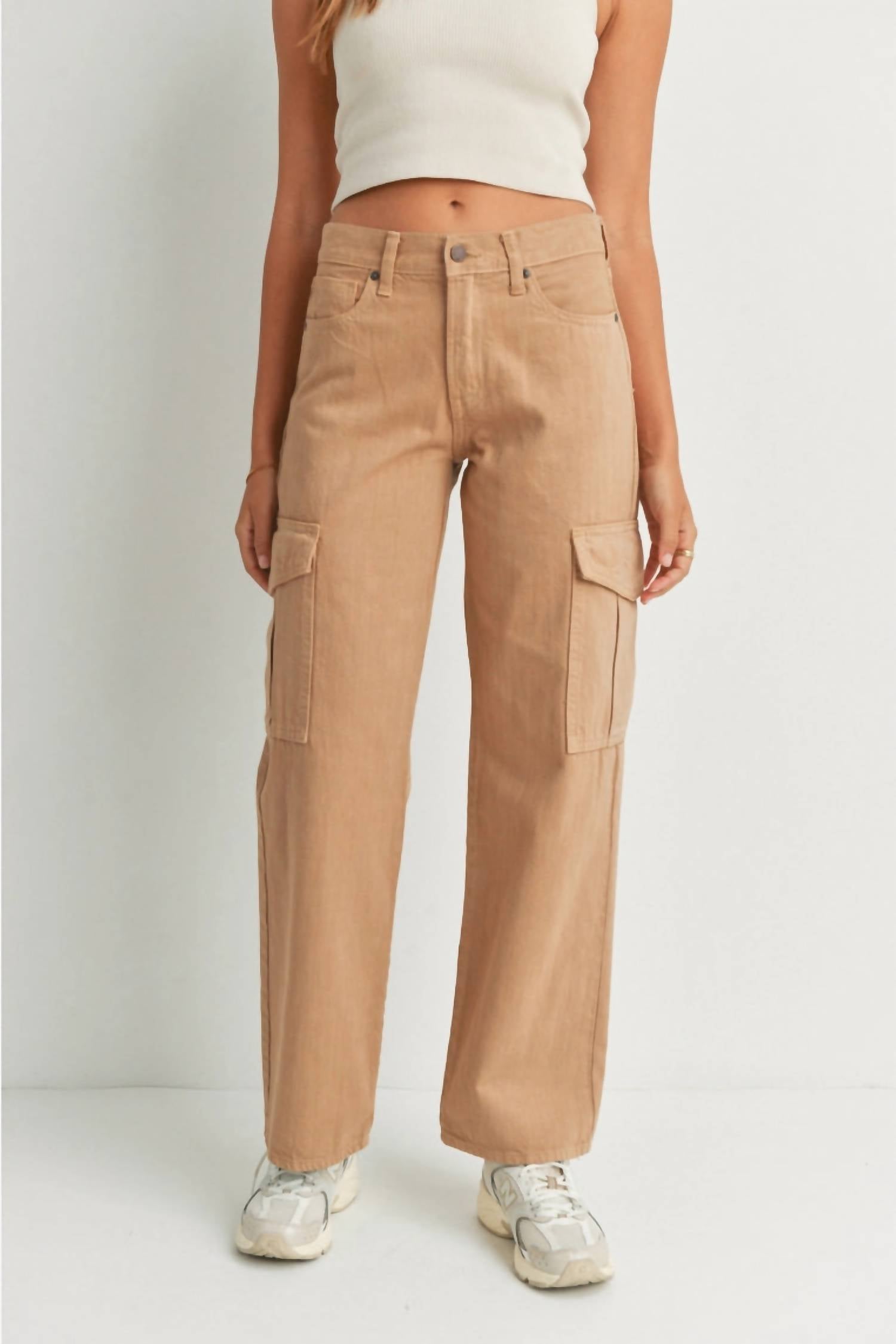Just Black Denim - Cargo Straight Jeans