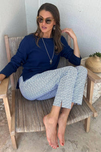 Sigrid Olsen - Cotton Printed Pants