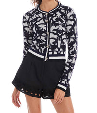 ALLISON NEW YORK Amaya Cardigan in damask - women's cardigan