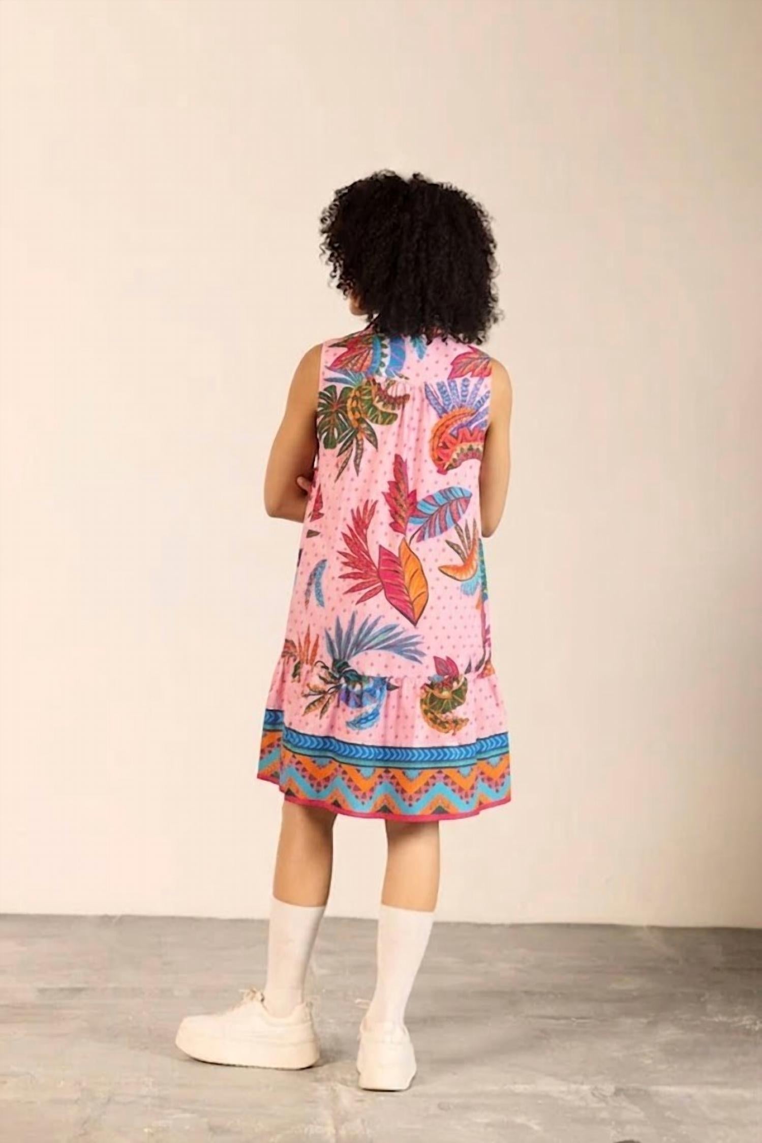Maude Vivante - Luna Sleeveless Collared Dress