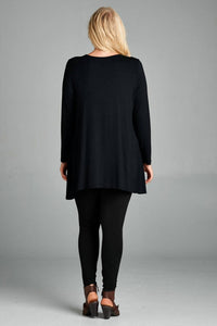 Emerald Collection - Criss Cross Tunic - Plus