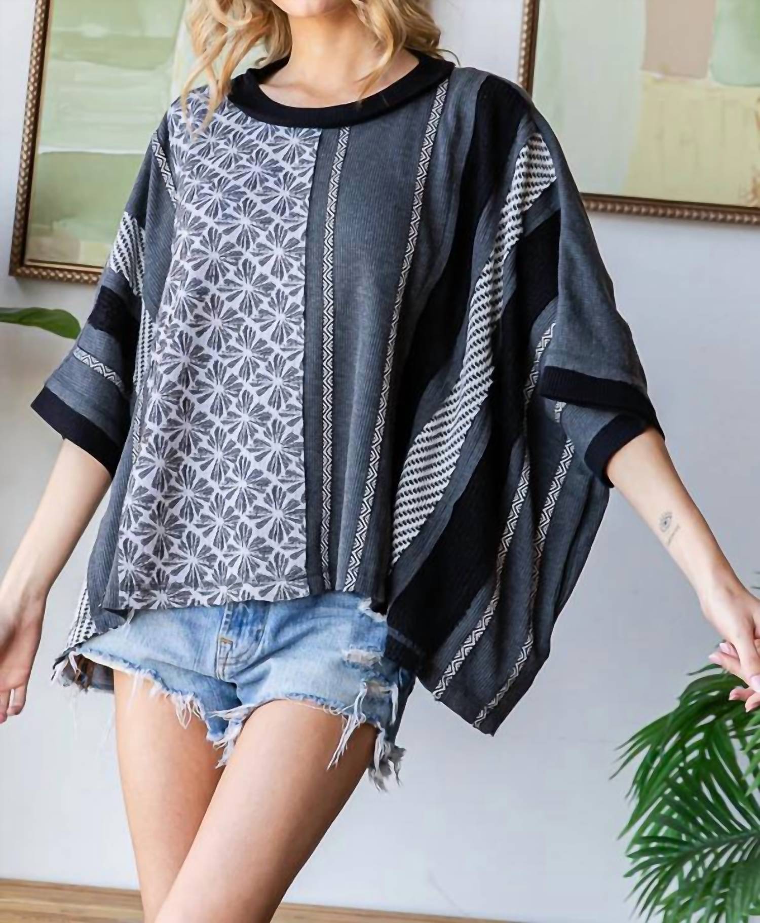 Oli & Hali - Overszied Striped Shirt