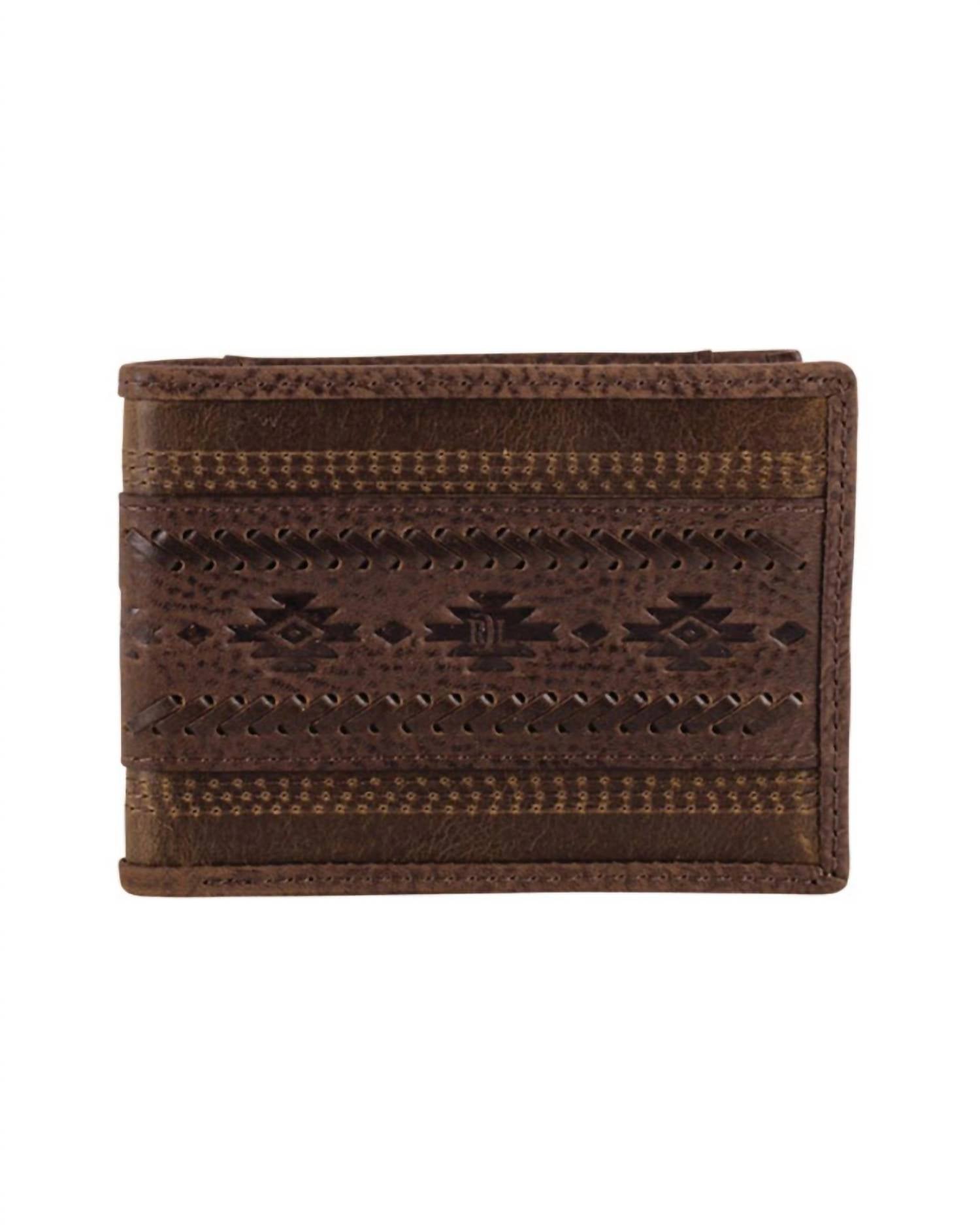 Red Dirt Hat Company - Men's Genuine Leather Embossed Bi-fold Wallet
