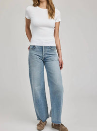 Gentle Fawn Tate Short Sleeve T-shirt in white - women's t-shirt - alternate view