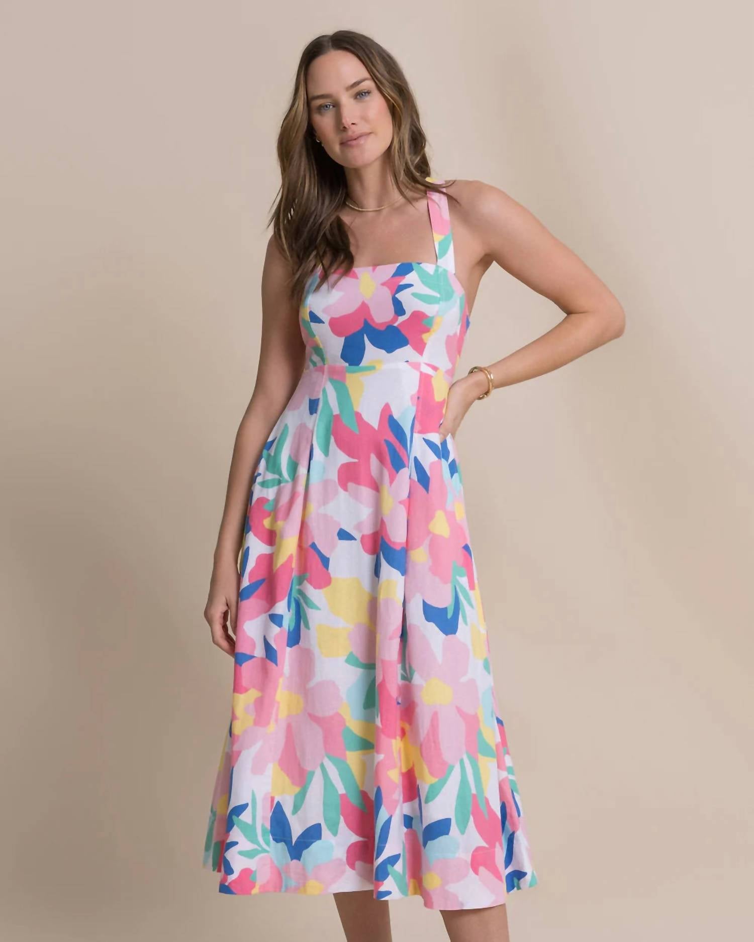 Southern Tide - Cinzia Printed Cross Strap Dress