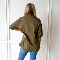 Caryn Lawn - Kit Ruffle V Neck Top