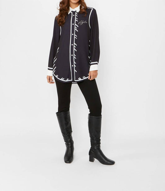 Frank Lyman - Chic Button Closure Shirt Style 243455