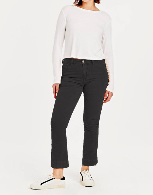 Dear John Denim - Jeanna High Rise Cropped Corduroy Flare Jeans