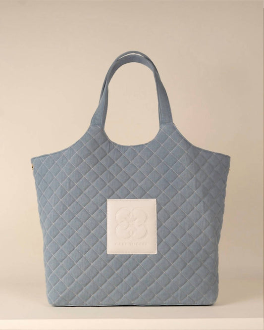 Care Tucker - Maxi Quilted Denim Tote Bag