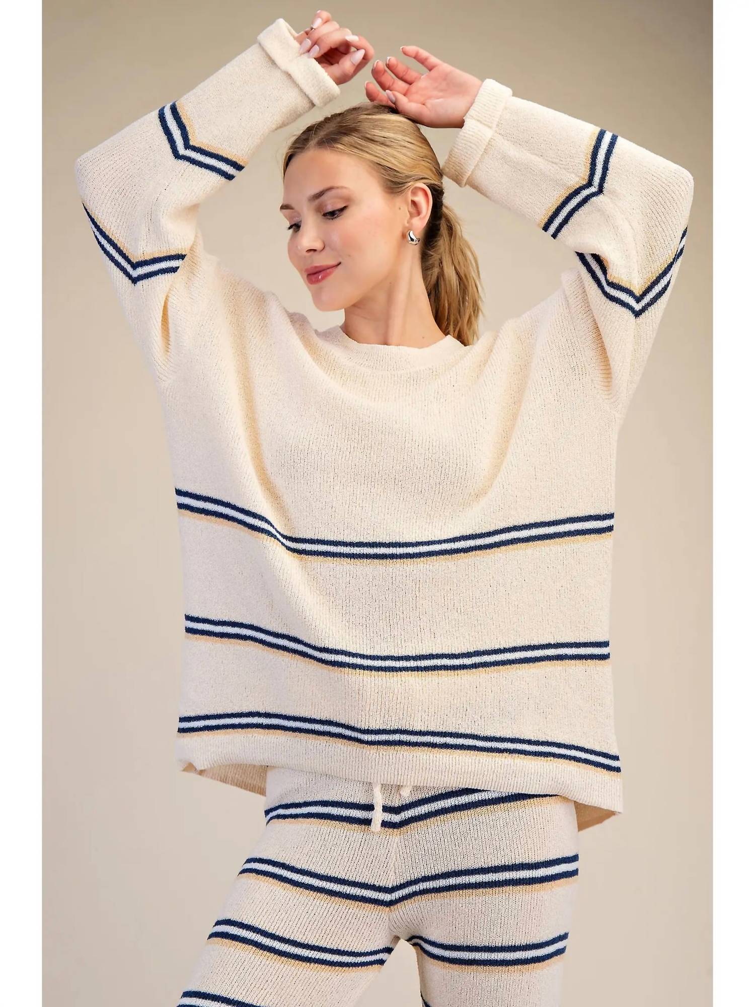Glam - Long Sleeve Oversized Sweater