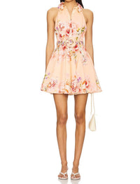 Hemant & Nandita - Marissa Belted Mini Dress