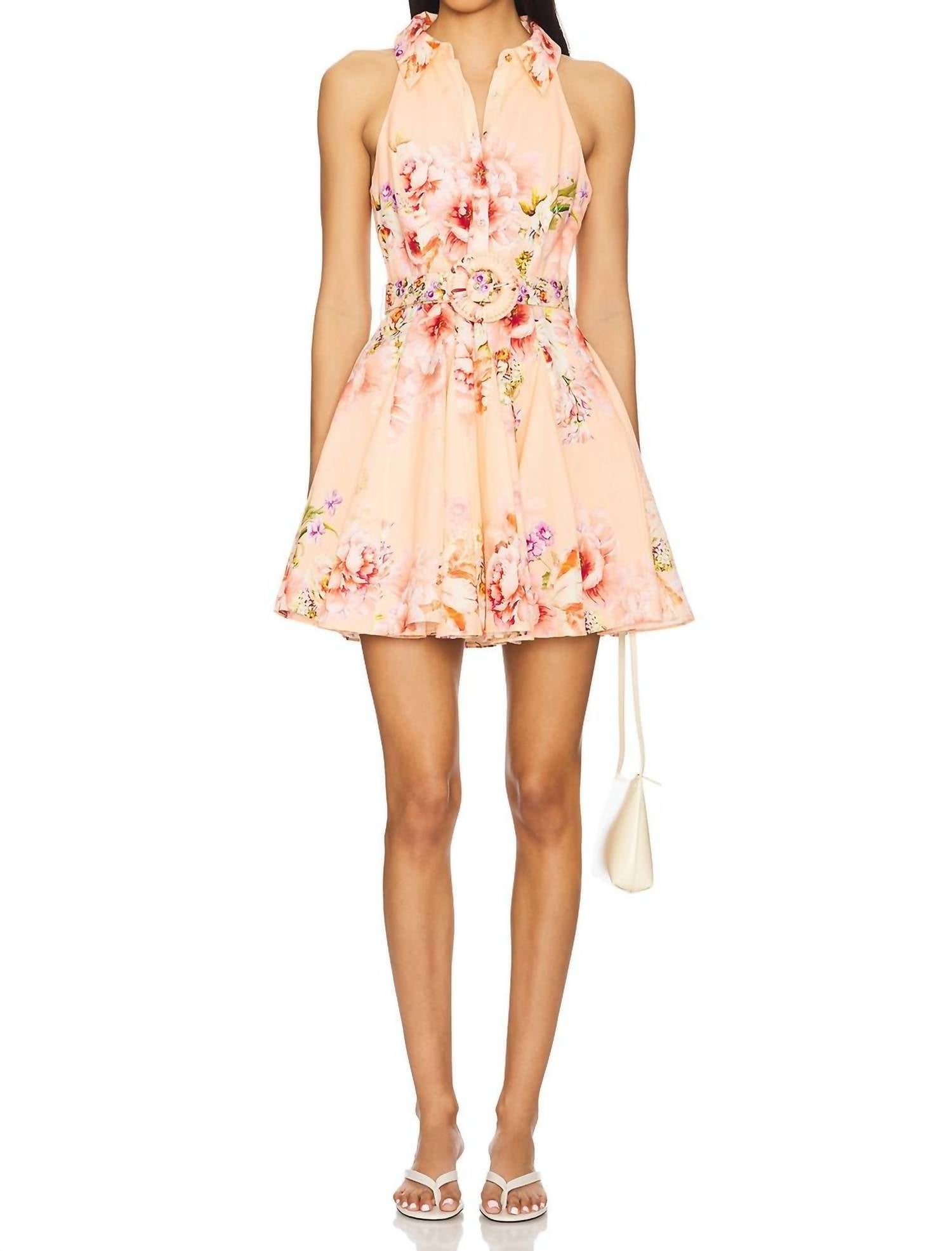 Hemant & Nandita - Marissa Belted Mini Dress