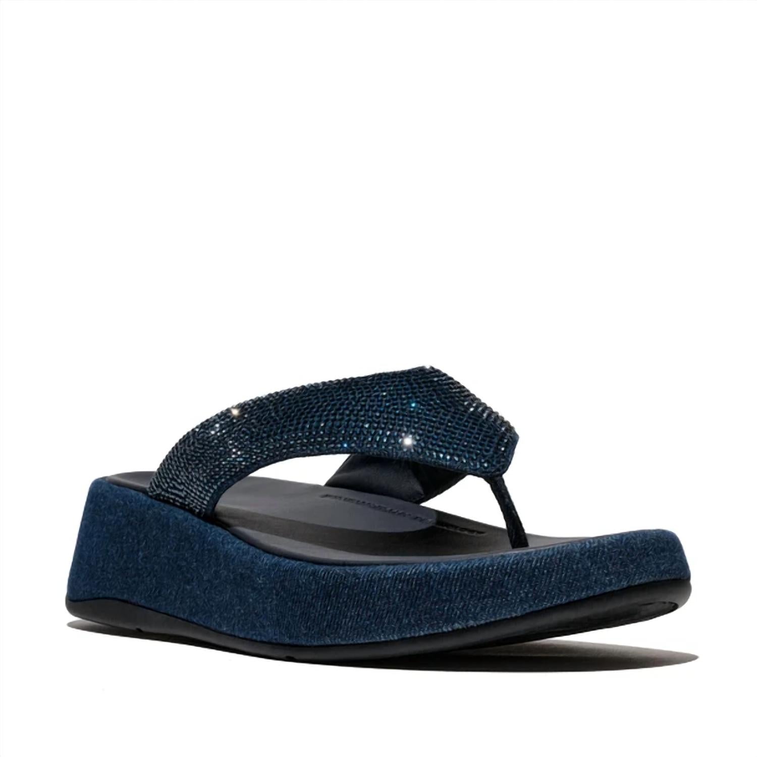 Fitflop - WOMEN'S F-MODE TOE POST SPARKLE SANDAL
