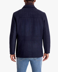 London Fog - Amherst Button Front Wool Jacket
