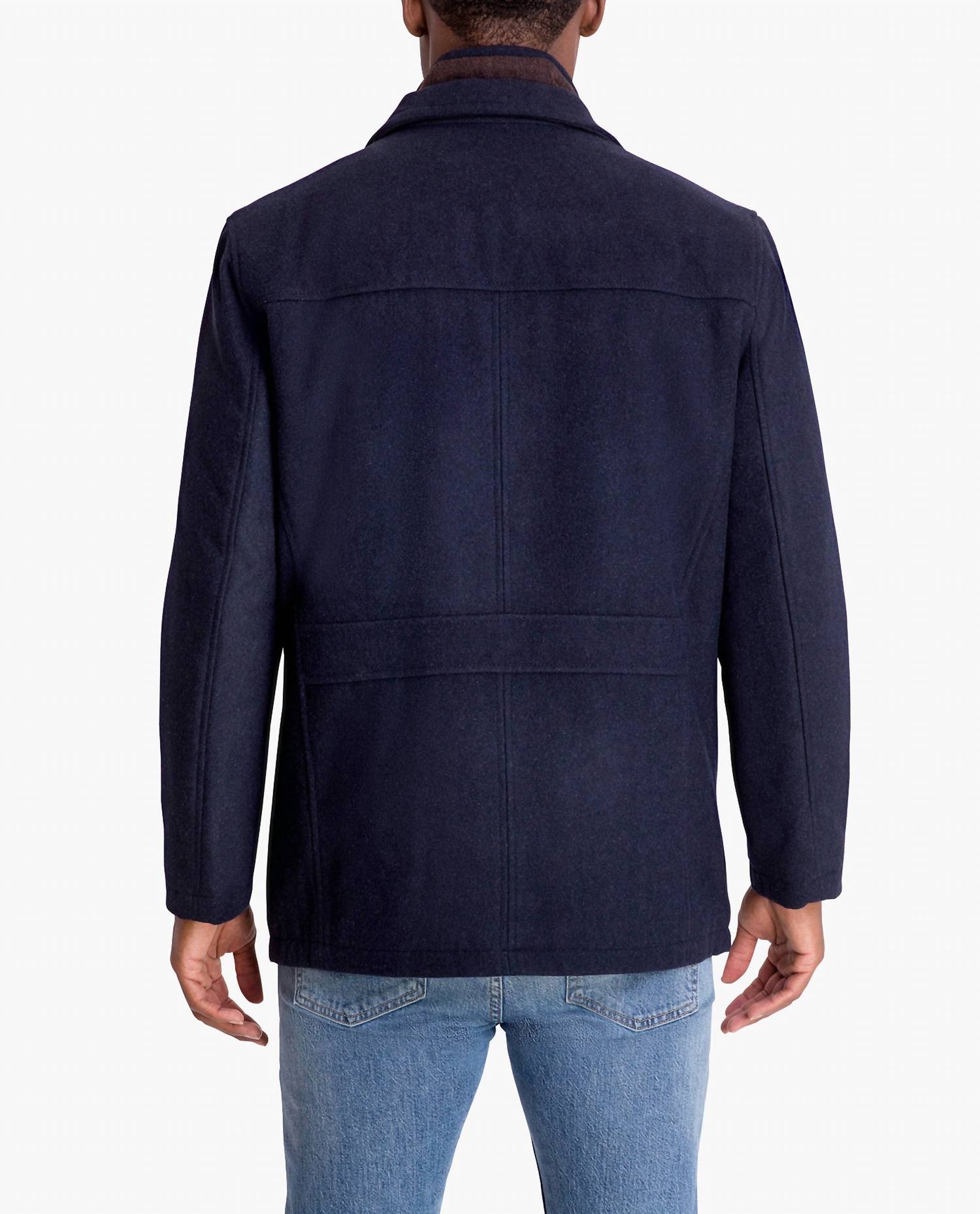 London Fog - Amherst Button Front Wool Jacket