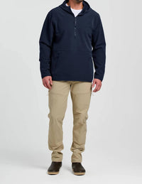 Free Fly - Men's Gridback Fleece Anorak Hoodie