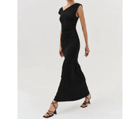 for Love & Lemons Genesis Maxi Dress in black - women's dress - alternate view