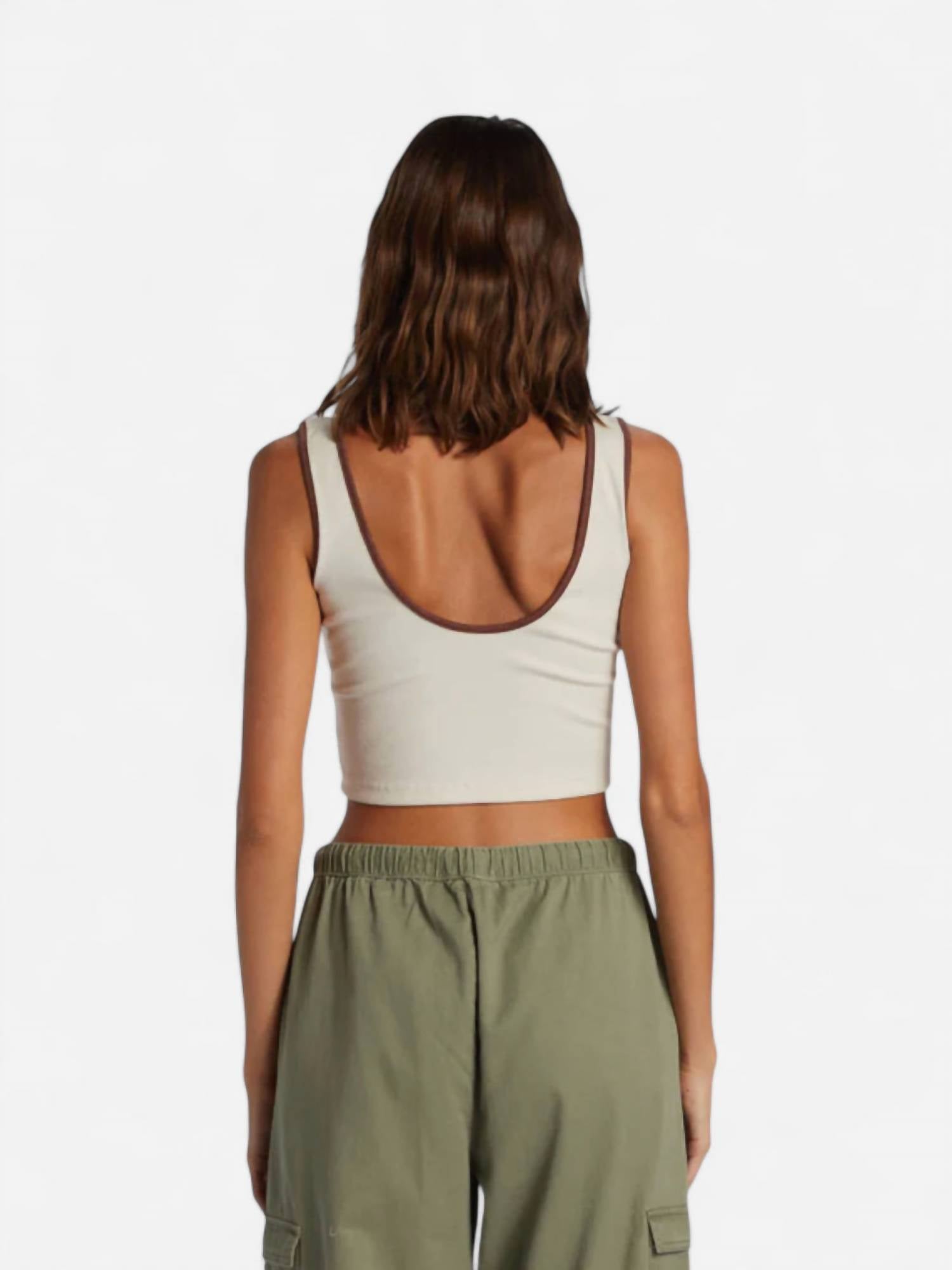 Roxy - I Heart Surfer Boys Crop Top