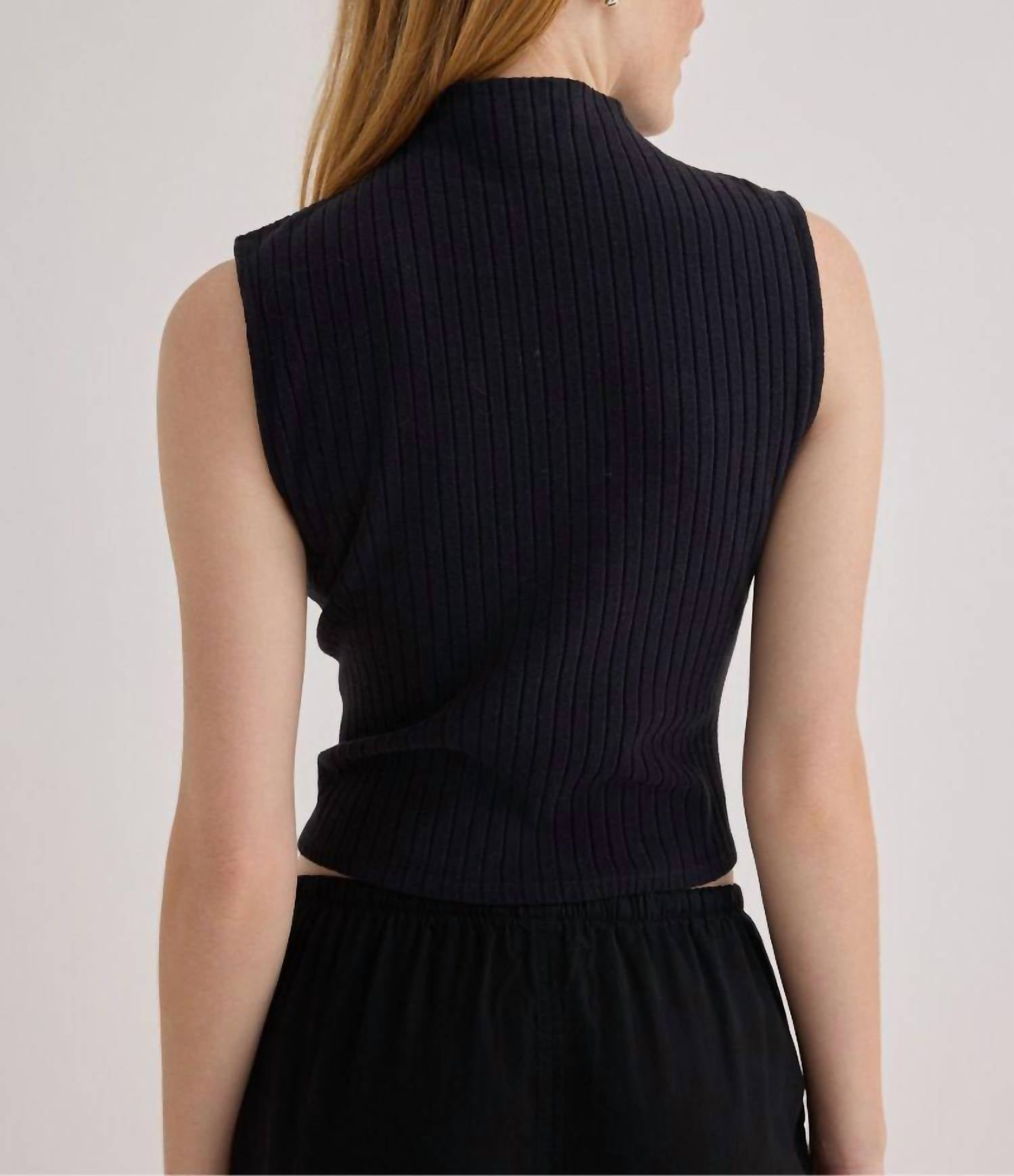 Bella Dahl - Ruby Sleeveless Mock Neck Top