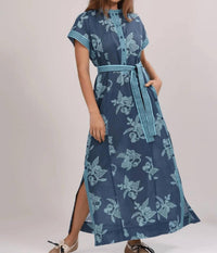 Las Sureñas - Fragola Long Tunic Midi Dress