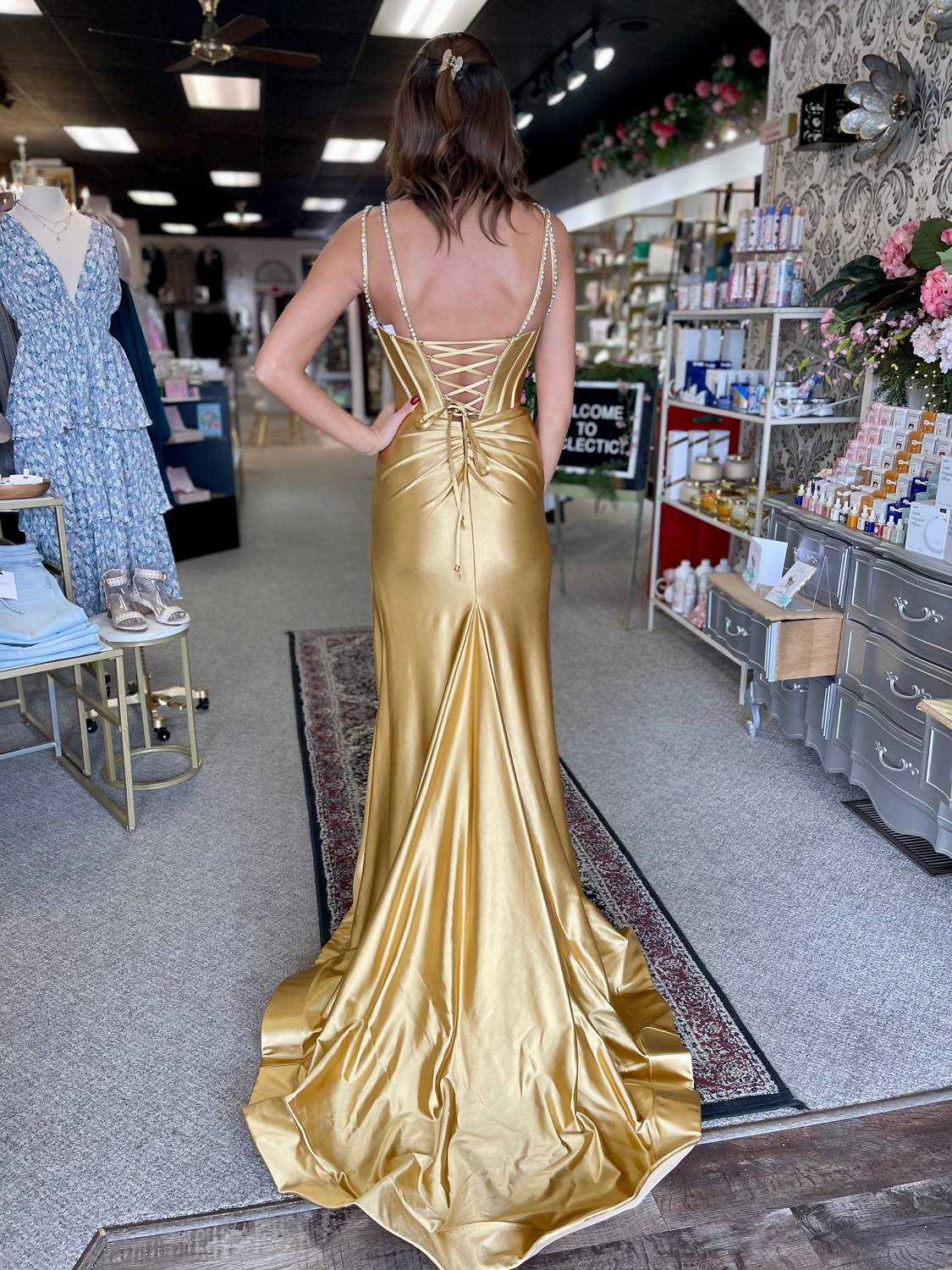 Sherri Hill - Rhinestone Embellished Prom Dress