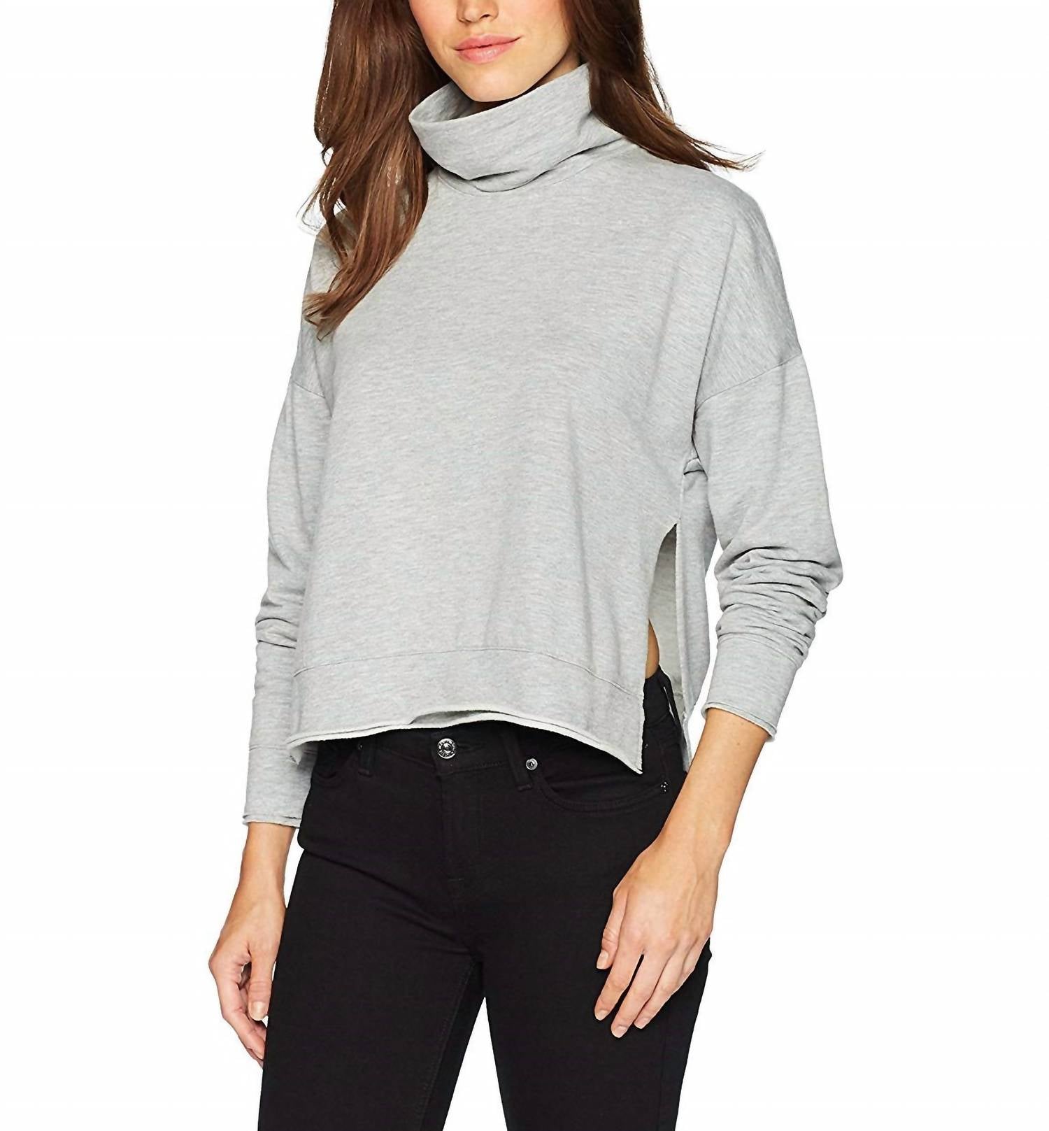 Brushed Italian Loose Short Sweatshirt