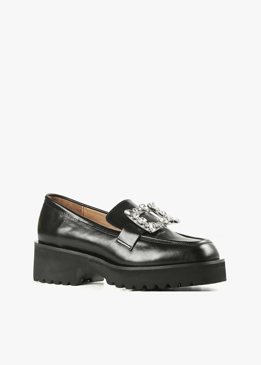 All Black - Women's Elton Lugg Loafer
