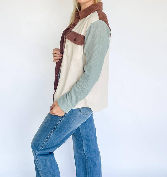 Staccato - Color Block Corduroy Jacket