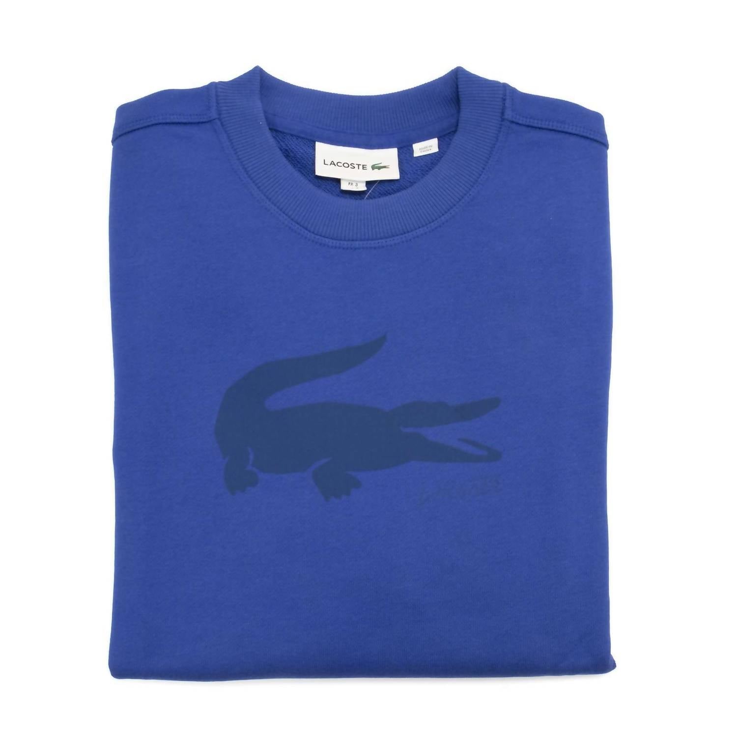 Lacoste - Men's Cotton Croc Graphic Crew Neck Sweatshirt