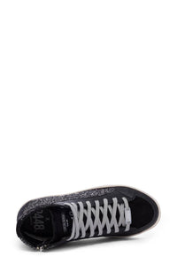 P448 Women's Skate High Top Sneaker in black white - women's sneaker - view 5