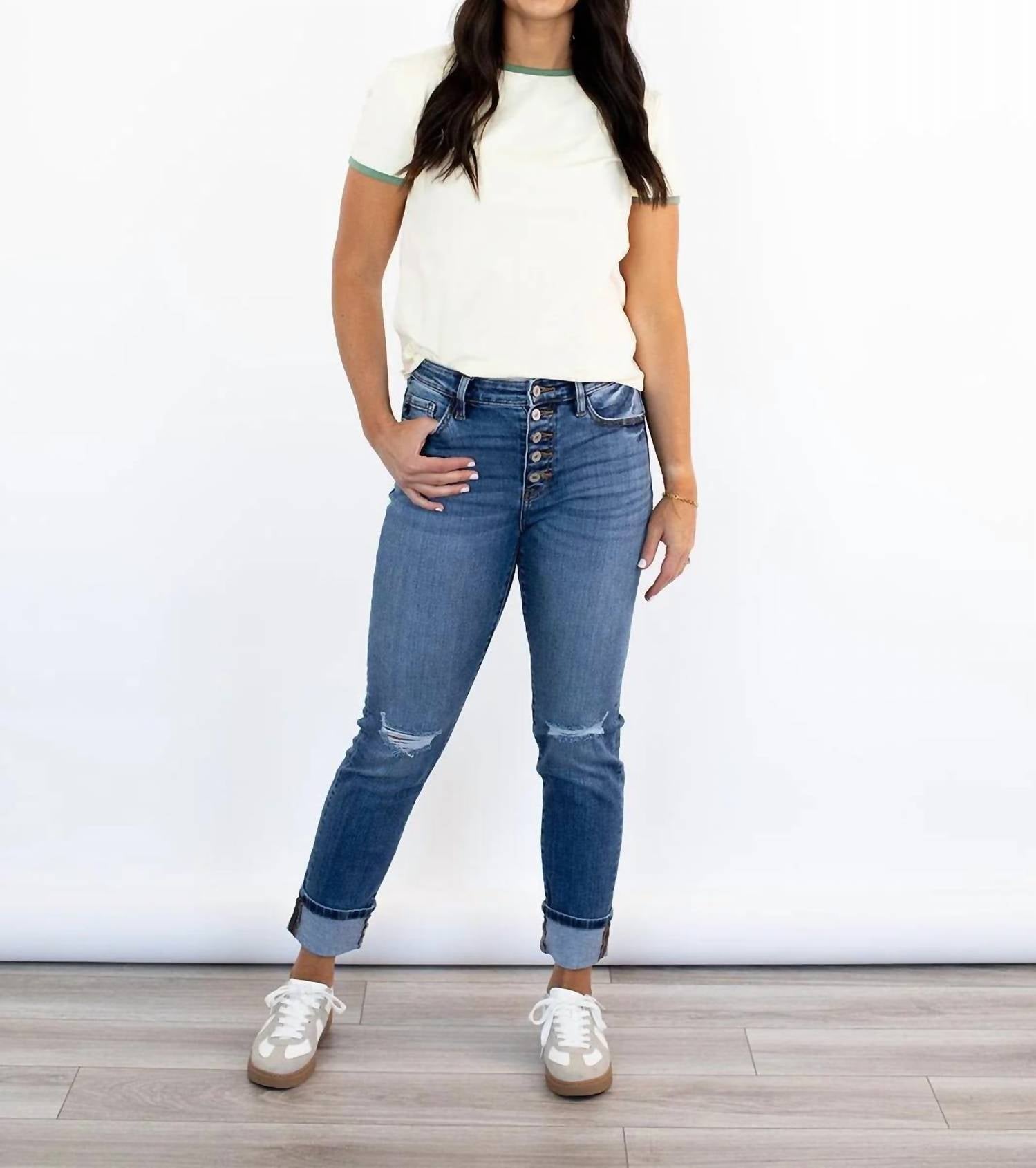 Kancan - Haidee Skinny Straight Leg Jeans
