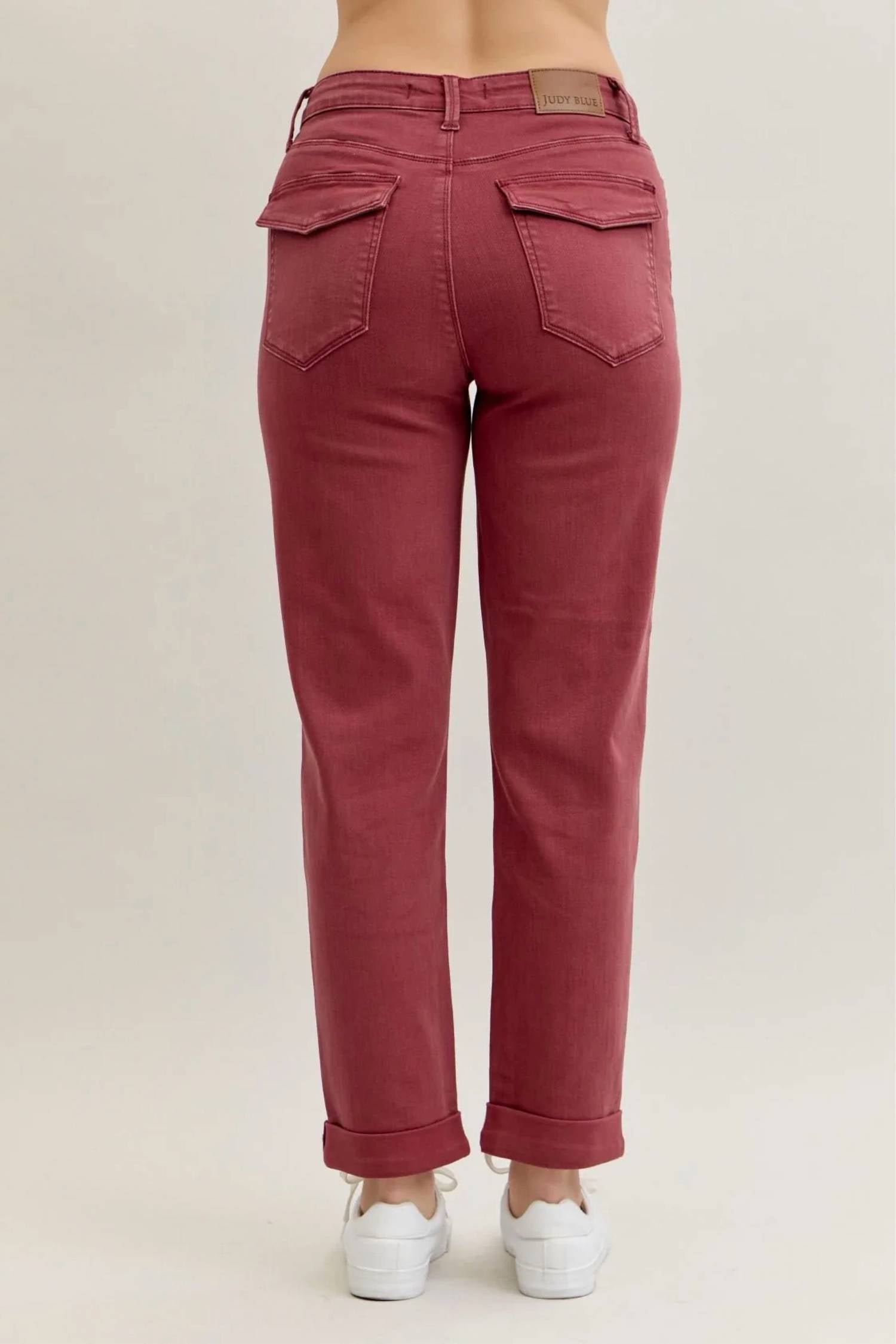Judy Blue - Aurora Weekender Garment Dyed Cuffed Jeans