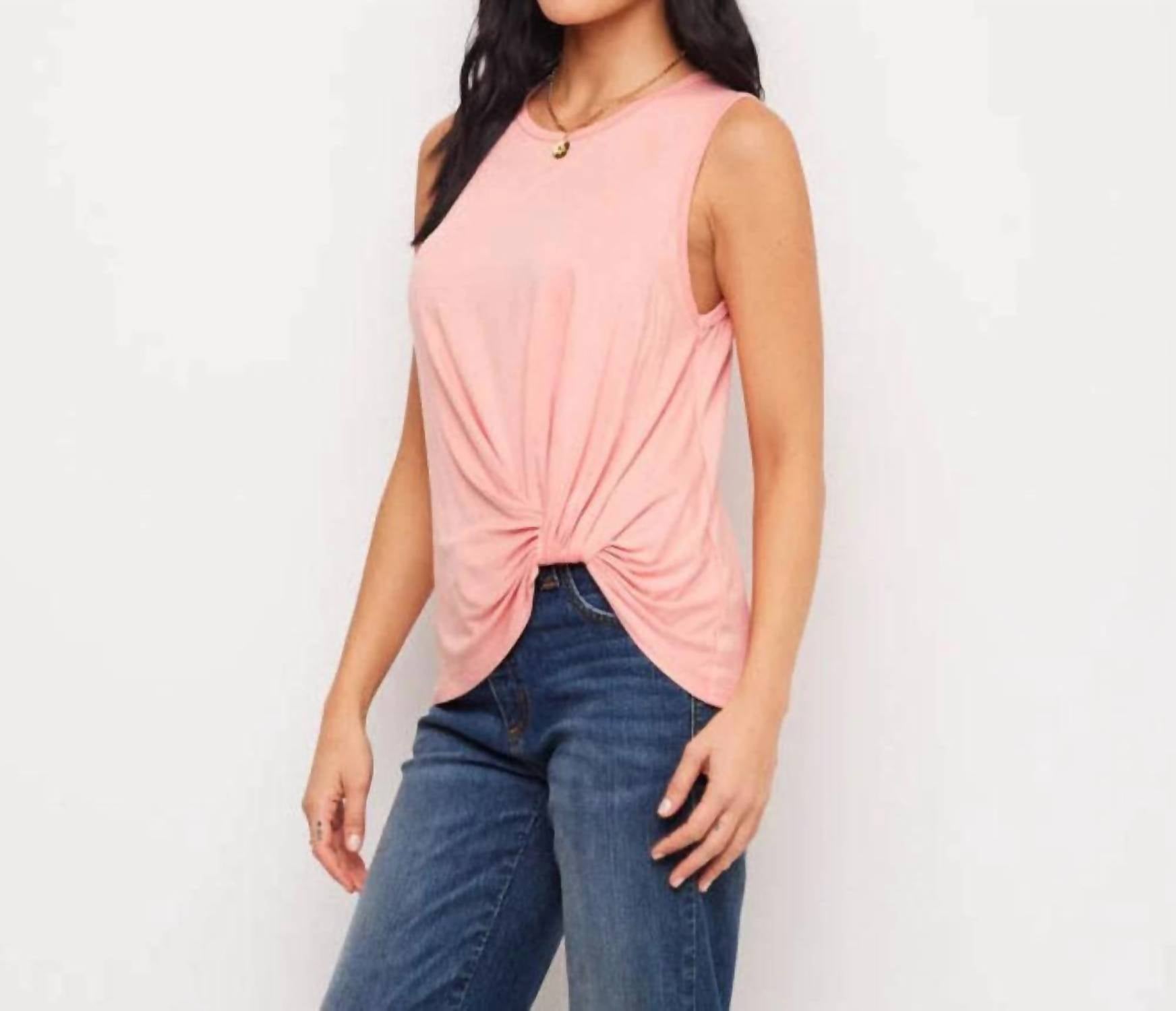 Karen Kane - Sleeveless Pick-Up Top