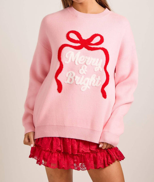 Main Strip - Merry & Bright Christmas Knit Sweater