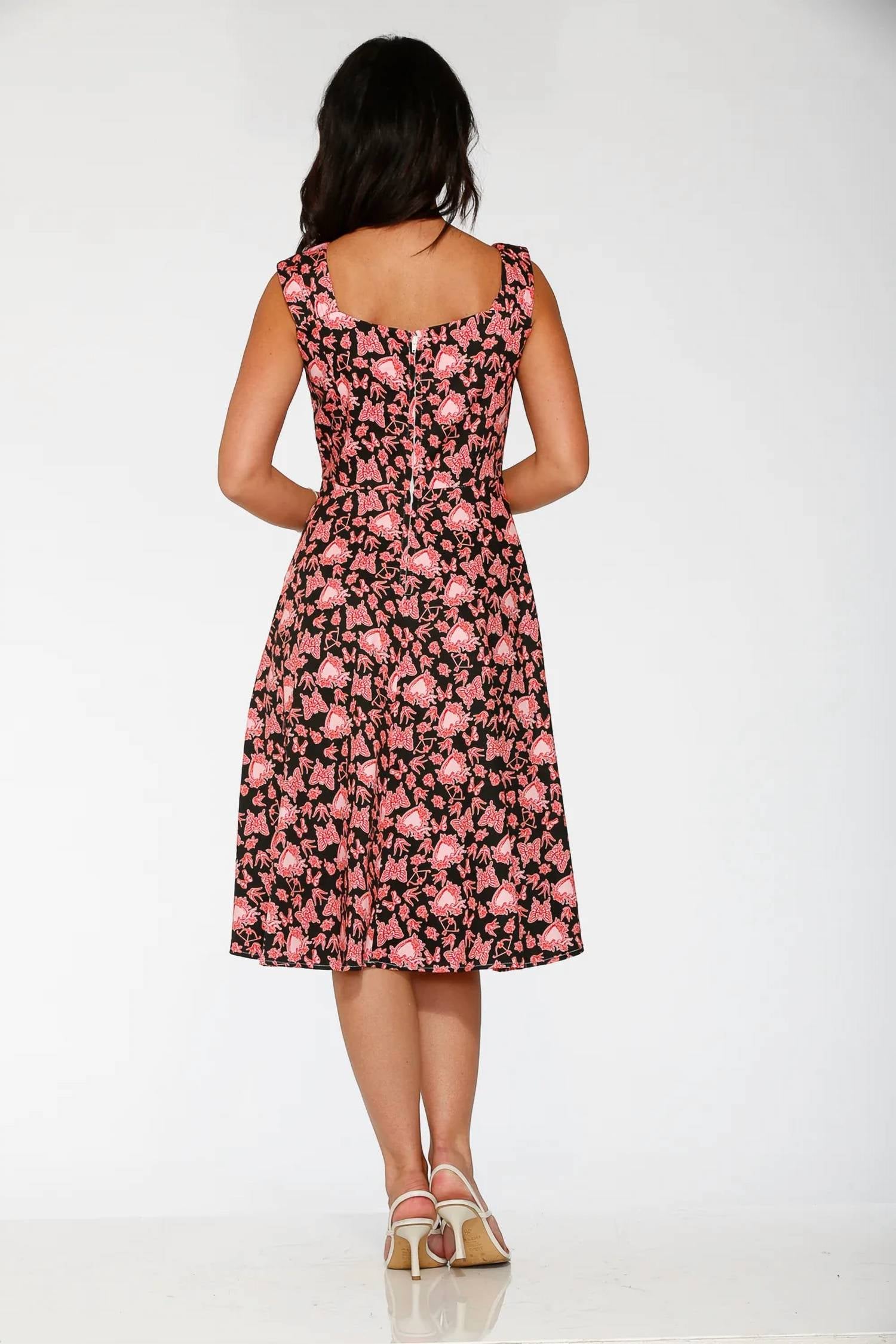 Orchid Bloom - Heart Angel Swing Dress