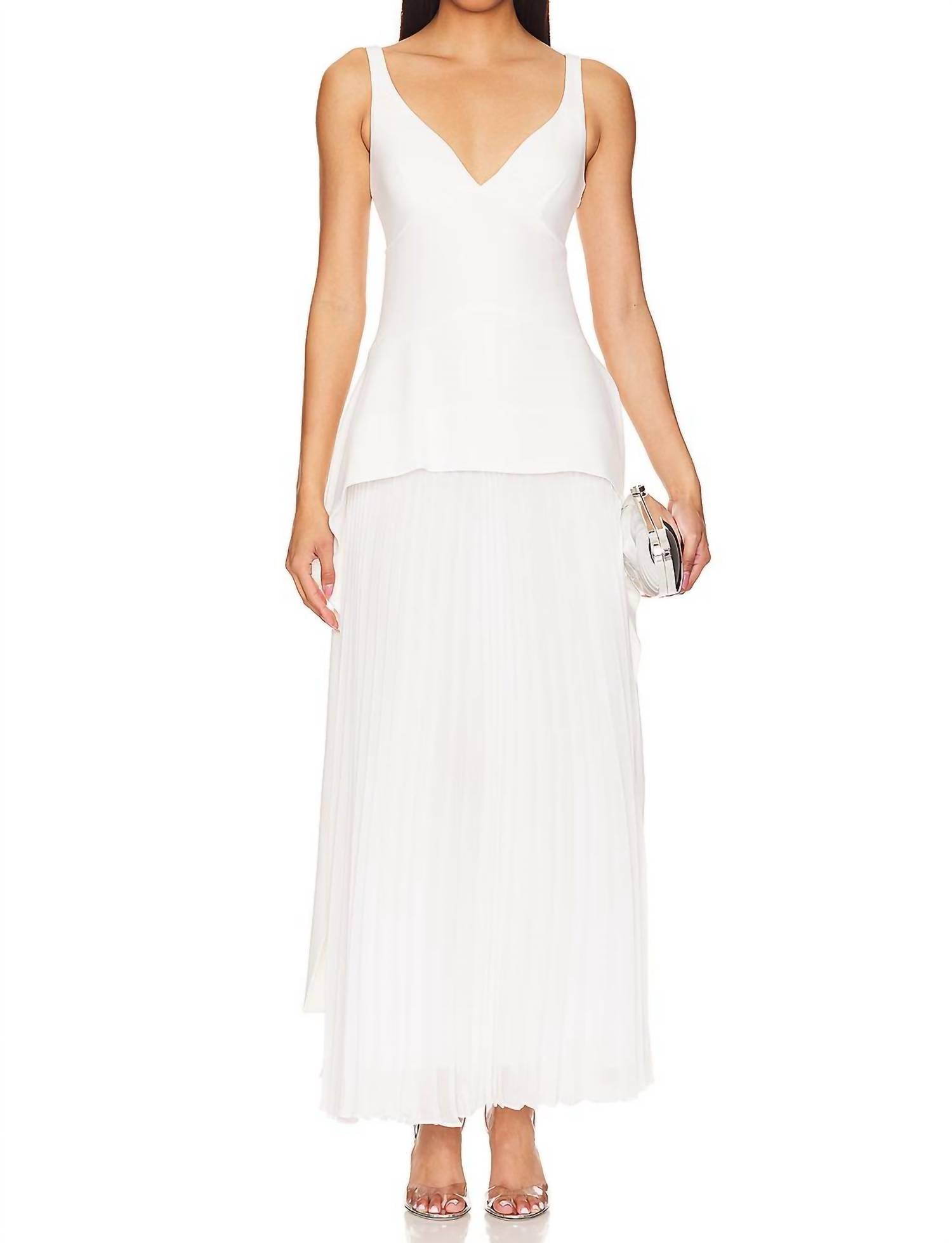 Simkhai - Pleat Contrast Dress