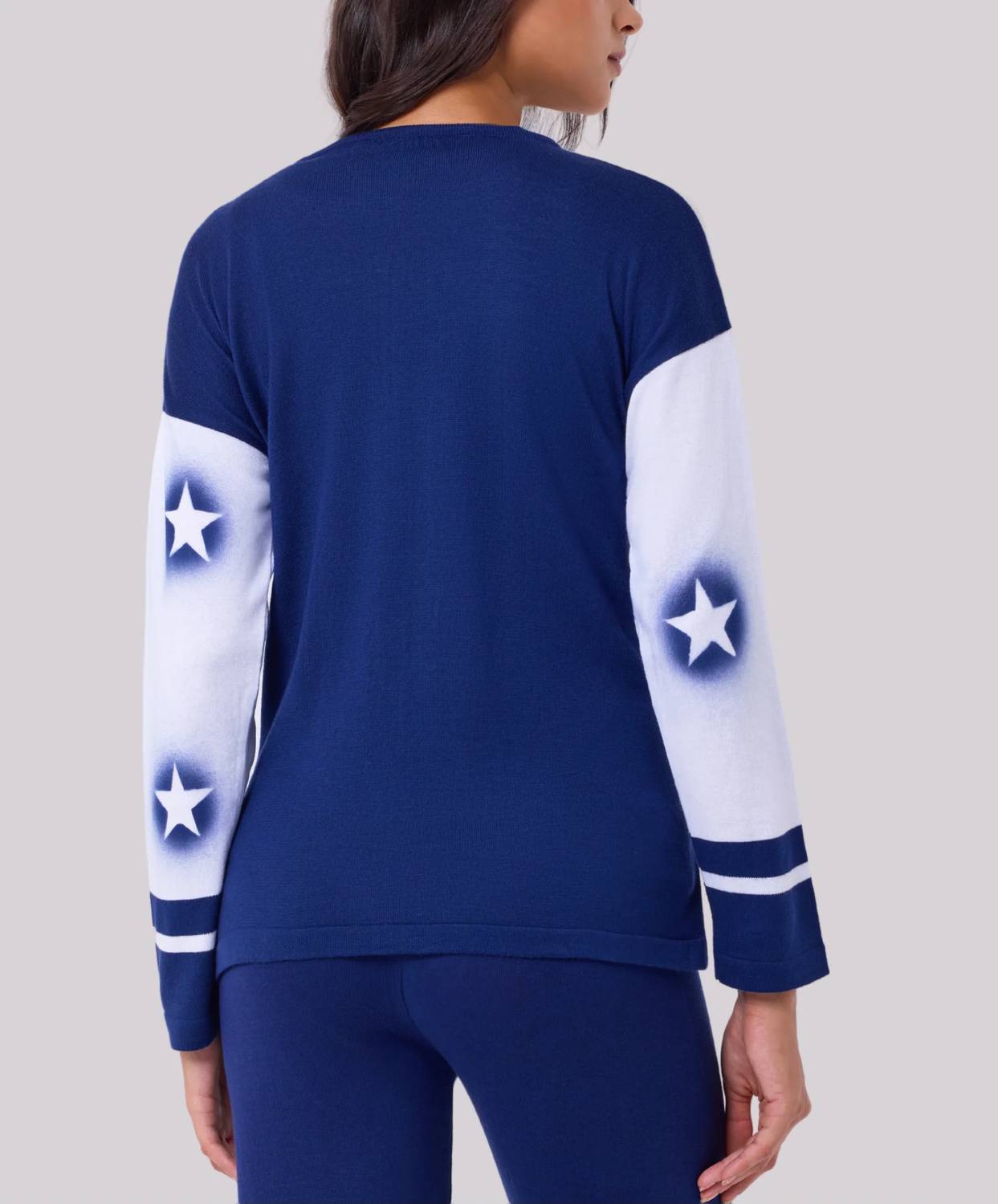 Angel Apparel - Star V-Neck Knit Top