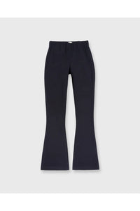 Ann Mashburn Faye Flare Cropped Pant in navy ponte knit - women's pants - view 4