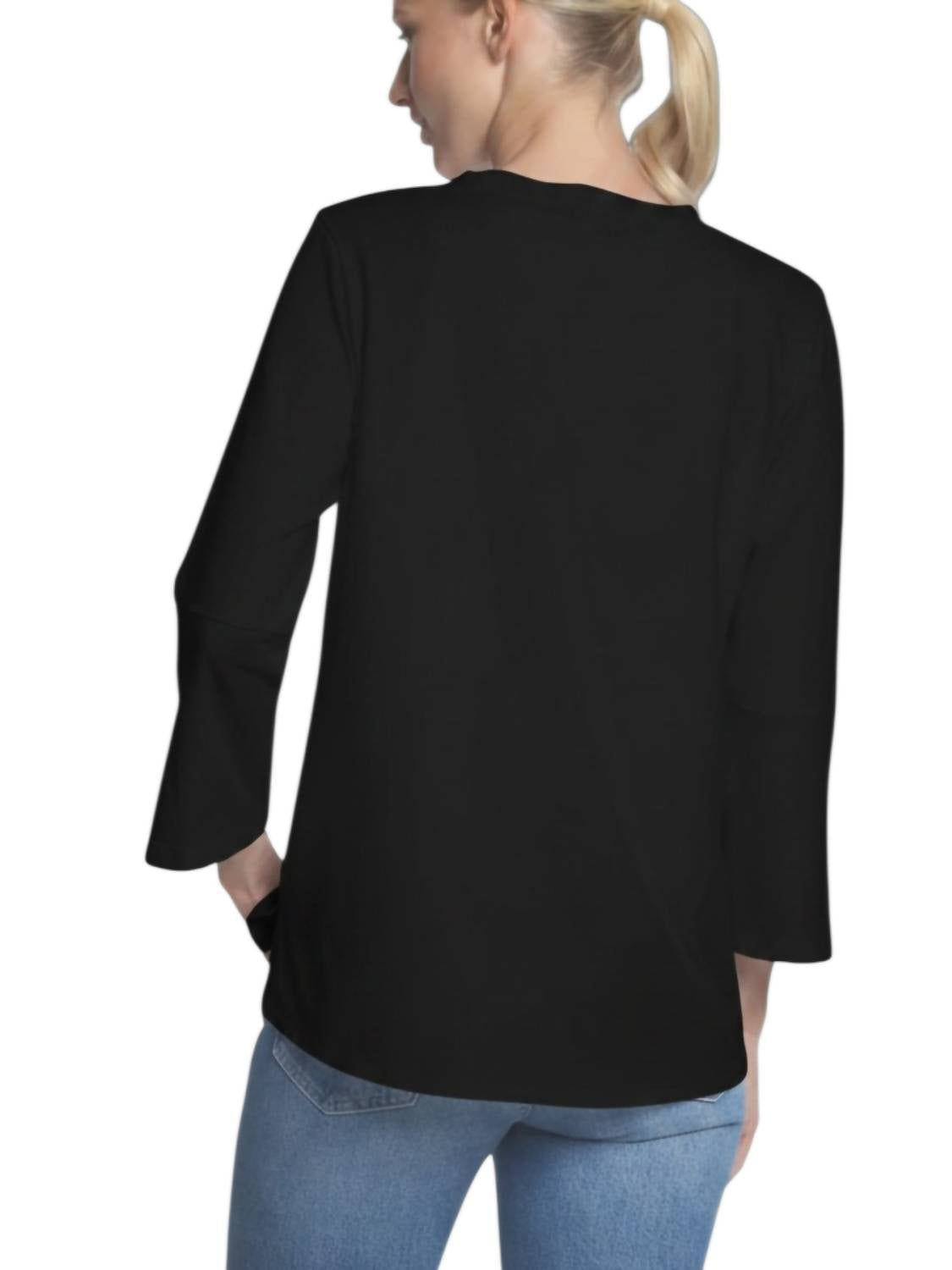 Hinson Wu - Christy 3/4 Sleeve Tailored Knit Tee