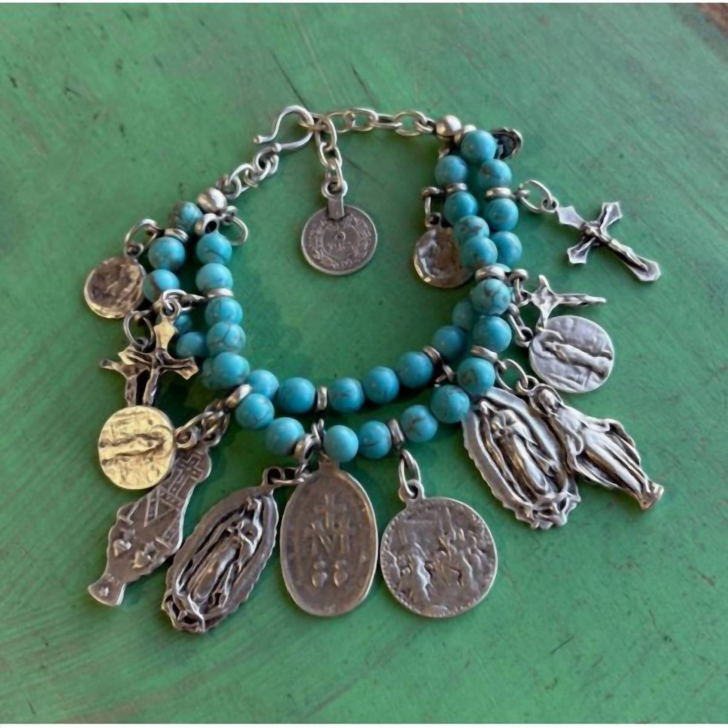 Love And Honor Jesus - Sacred Charm Bracelet