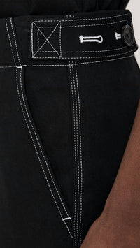 Rag & Bone - Irina Ponte Cross Stitched Tailored Pant