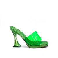 Exe - Women's Clear Sculptural Heel Slide