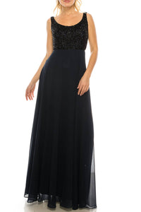 Aidan Mattox - Beaded Cape A-line Evening Dress