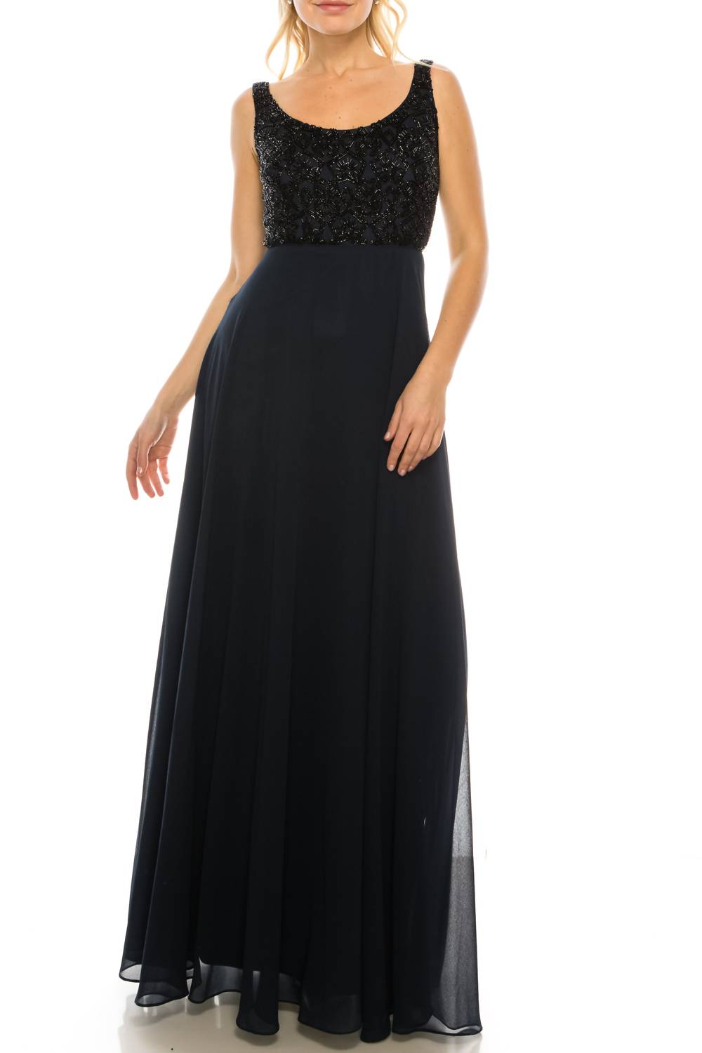 Aidan Mattox - Beaded Cape A-line Evening Dress