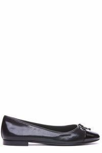 TORY BURCH Women's Cap Toe Ballet Flats in perfect black - women's flats