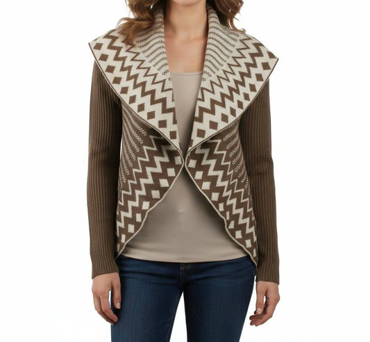 Ya Los Angeles - Long Sleeve Ribbed Cardigan