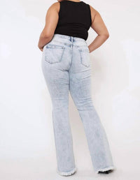 Kancan - High Rise Flare Jeans - Plus