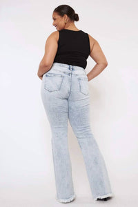 Kancan - High Rise Flare Jeans - Plus