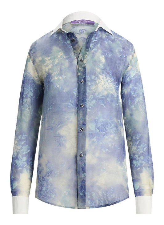 Ralph Lauren - Women's Nancie Floral Silk Gazaar Shirt